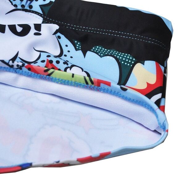 Men's bang comic swim trunks, swimsuit, soft shorts for beach size L - Picture 10 of 10